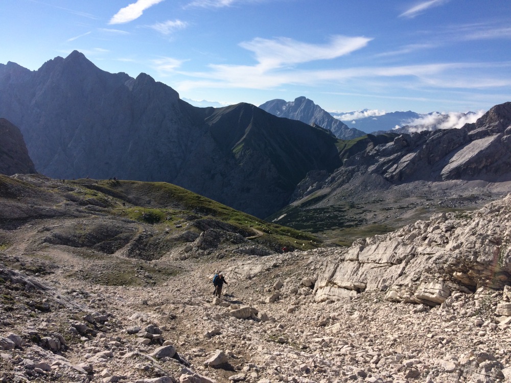 Von der Knorrhütte auf die Zugspitze: Jetzt wird‘s Alpin!